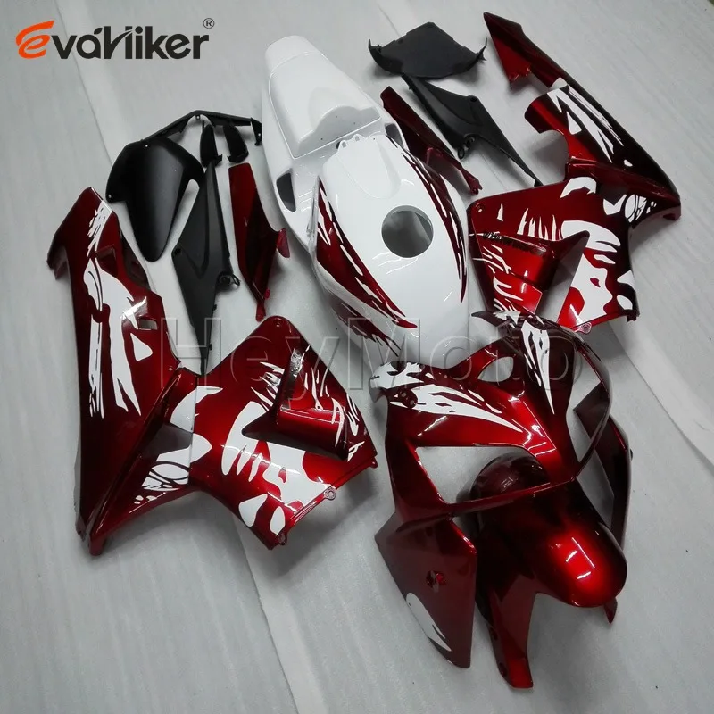 motorcycle Fairing hull for CBR600RR 2005 2006 red white F5 05 06 motorcycle panels Injection mold