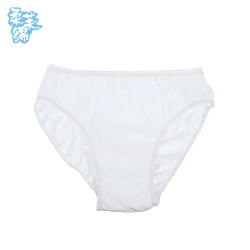 Maternity 100% Cotton Disposable Panties Postpartum Puerperium Wash-Free Underwear Cotton Briefs White 240pcs/lot JJ-017