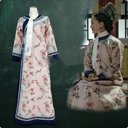 Light Pink Qing Dynasty Empress Costume Embroidery Hanfu for TV Play RuYi's Royal Love in the Palace