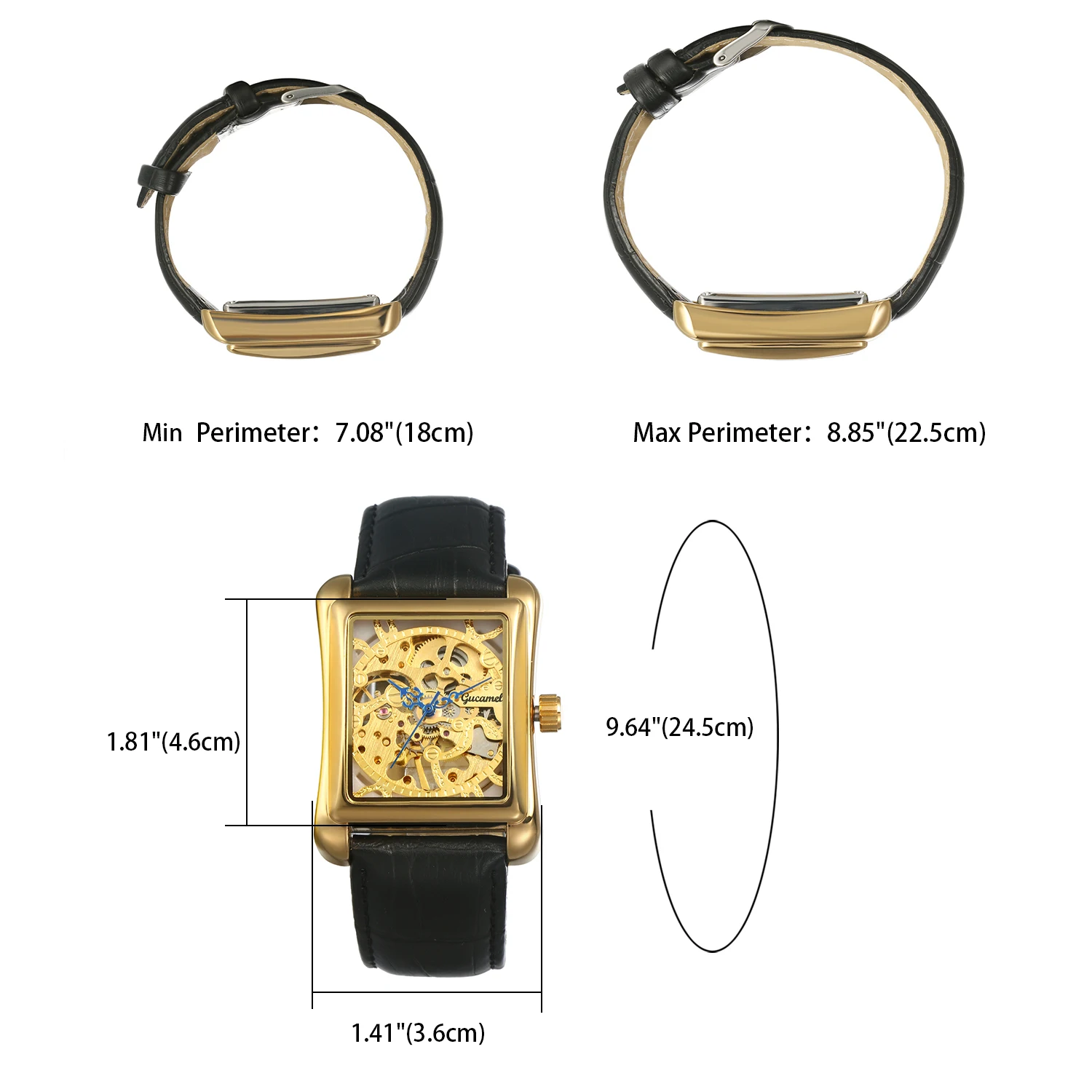 LANCARDO-남성용 자동 기계식 시계, 남성용 시계, Reloj Relogio Masculino, 남성용 가죽 스트랩 손목시계, 심플한 시계