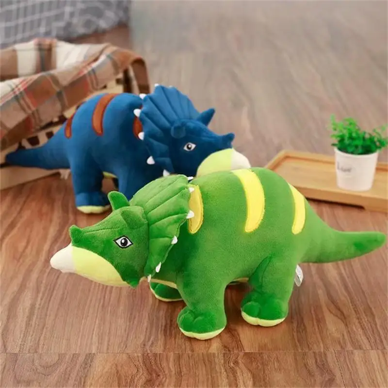 6 Styles Simulation Dinosaur Plush Toys Soft Hobbies Cartoon Pillows Tyrannosaurus Stuffed Toy Doll for Boys Kids Birthday Gift