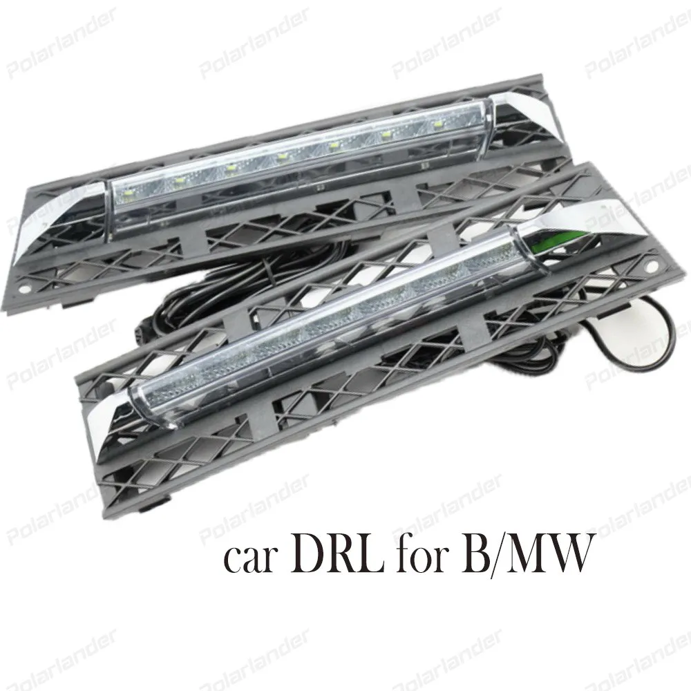 1 Set for B/MW 7 Series F01 F02 2009-2013 Daylight Car LED DRL Daytime Running Lights Fog head Lamp cover