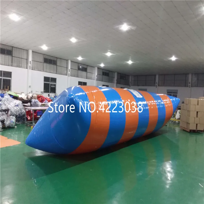 Free Shipping 8x3m Inflatable Water Blob Water Trampoline Bouncing Pillows Floating Beds Inflatable Jumping Pillow  free a Pump