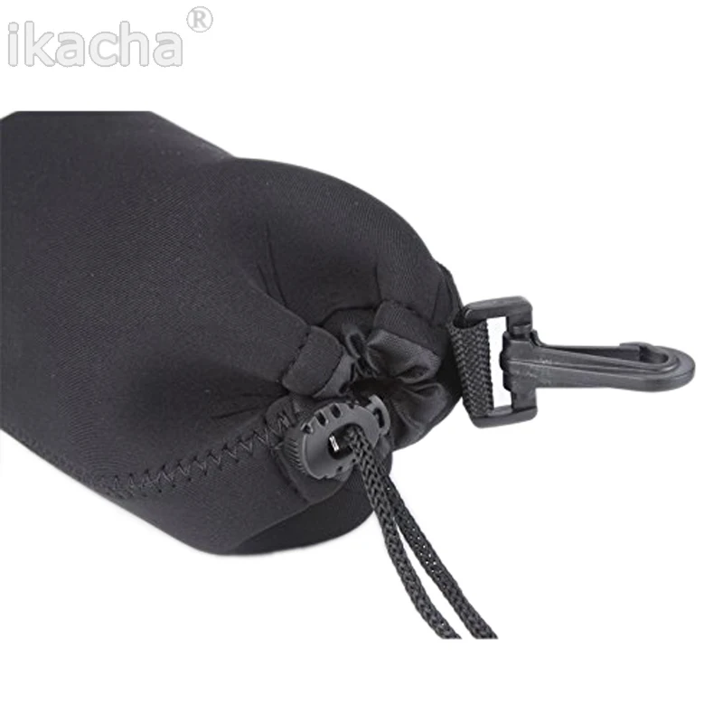 Новый матовый неопреновый мягкий защитный чехол для объектива камеры размера M, чехол для Canon Nikon Sony, высокое качество