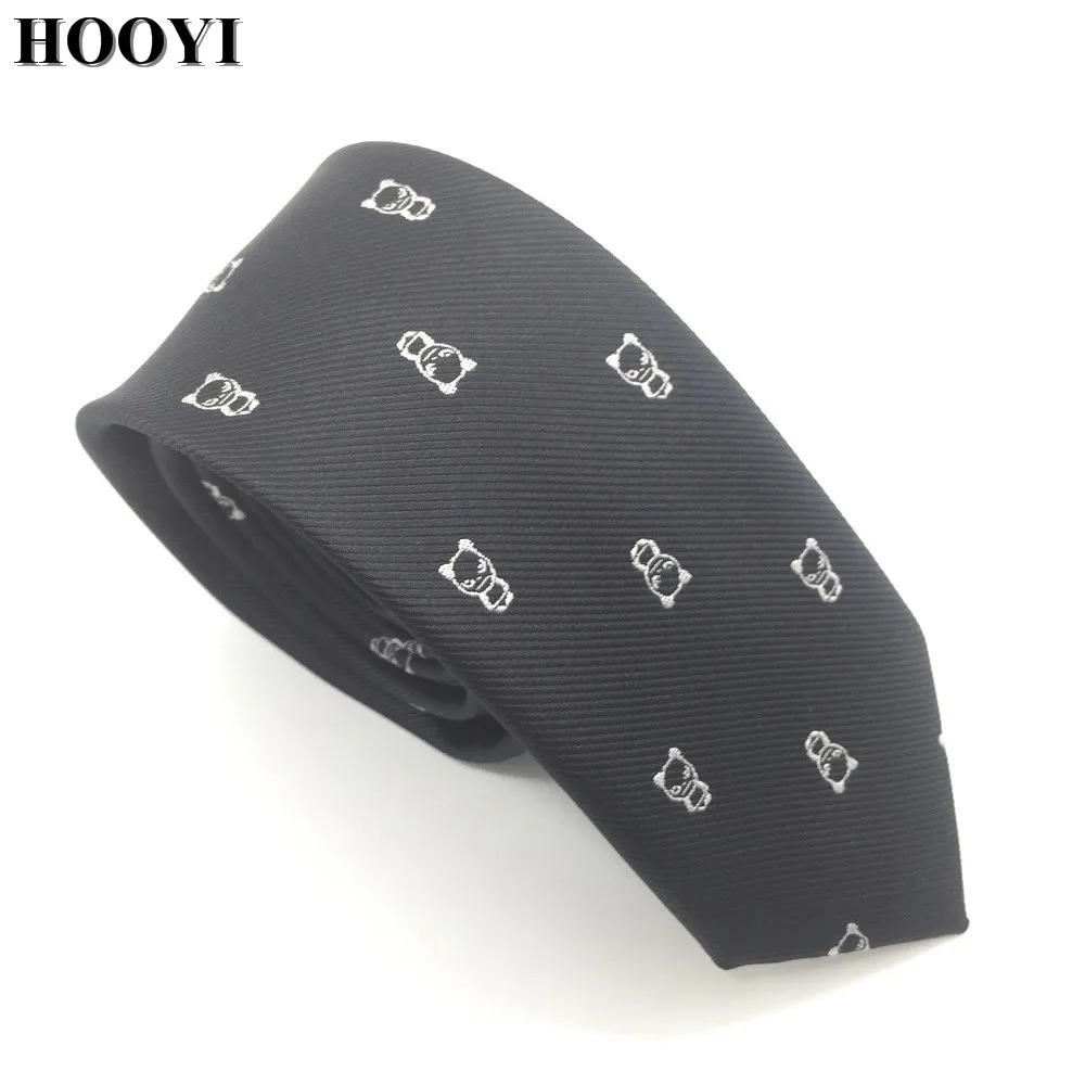 

Fashion Panda Neck Ties for Men Cartoon Party Slim Tie 6cm 2 colours Dog