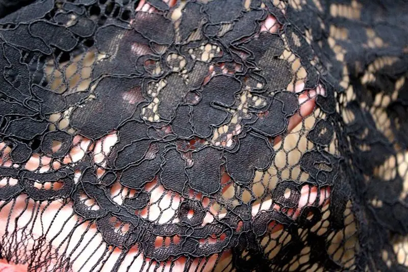 GLace 1.5M/Lote High Quality Cotton Lace Fabric Apparel DIY Accessories Dress Material African Fabric TX672
