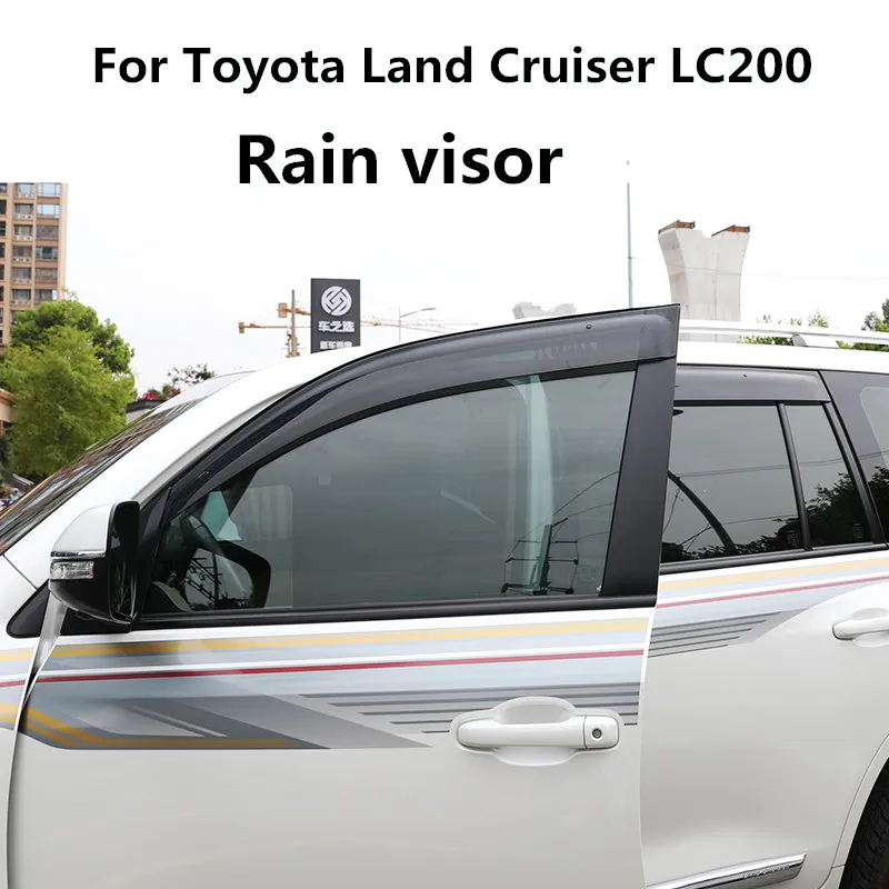 

Rain visor For Toyota Land Cruiser LC 200 08-19 window rain eyebrow flashing board modified off-road accessories