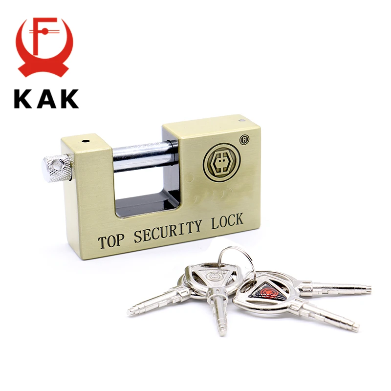 KAK E9 Series Archaize Super B Grade Padlocks Safe Anti-Theft Lock Rustproof Antique Bronze Top Security Locks For Home Hardware