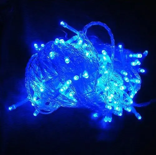 

328ft 100M 600Leds String Fairy Light Christmas Wedding Party Xmas Tree Garland decor twinkle lighting 220V 4 COLORS OPTIONAL