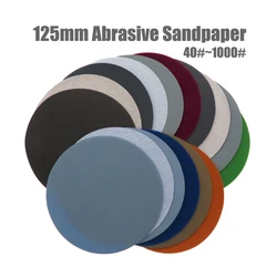 20PCS 5 Inch(125mm) Silicon Carbide Hook&Loop Waterproof Sanding Discs for Wet/Dry Round Abrasive Sandpaper