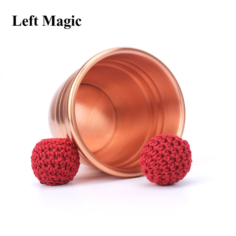 Super Copper Chop Cup (Diamter 7cm) - Magic Tricks Cup And Balls Close Up Magic Props High Quality Magnetic Magic Trick