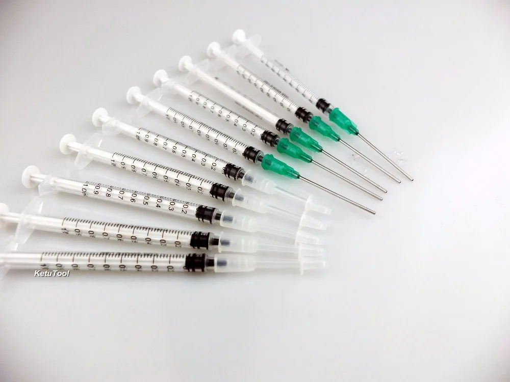 

Шприц 1 мл с тупой иглой 18GA 1,5 дюйма и пластиковой иглой с подходящим колпачком (10 шт. в упаковке)