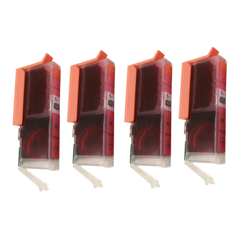 4PK magenta CLI-451 CLI 451 ink cartridges for canon PIXMA IP7240 MG5440 MG5540 MG6440 MG6640 MG5640 MX924 MX724 IX6840 Printer