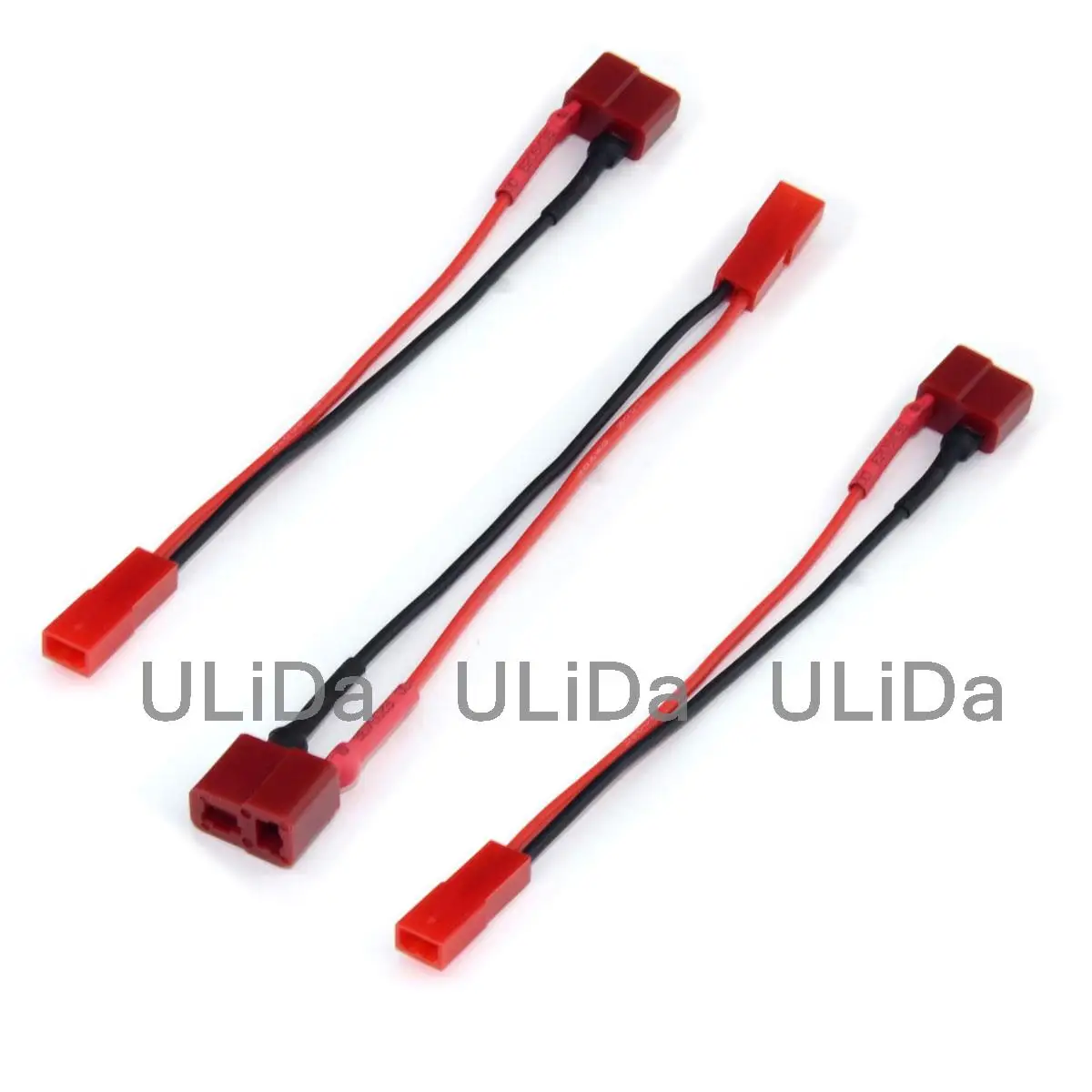 3pcs 20AWG JST Female to T-Plug Female Connector Wire for RC Model Lipo Battery Quadcopter Car Helicopter