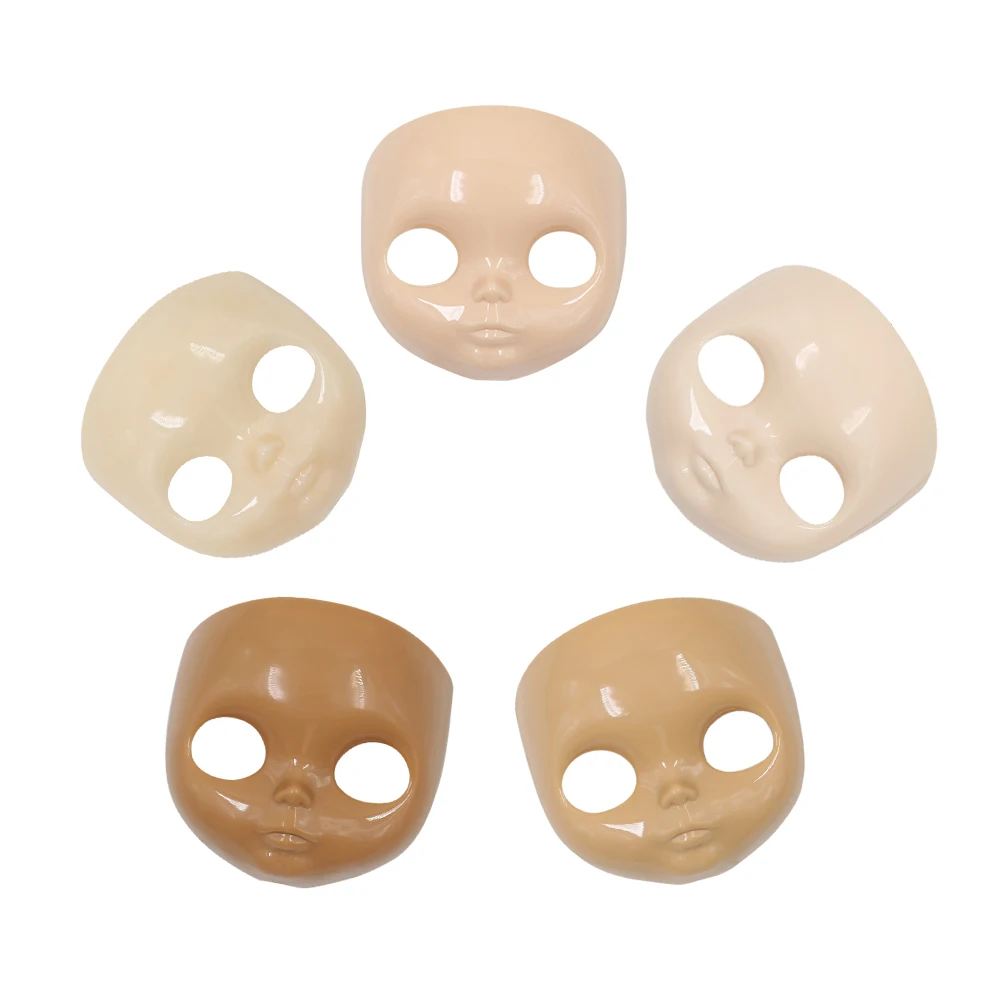 For 1/6 Blyth doll factory blyth doll faceplate with backplate no makeup face and screw