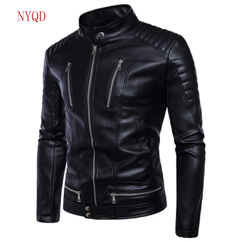 

Motorcycle Wear Men Racing Motorcoss Jacket Winter Motorbike Clothing Protector Waterproof Moto PU Leather Jacket