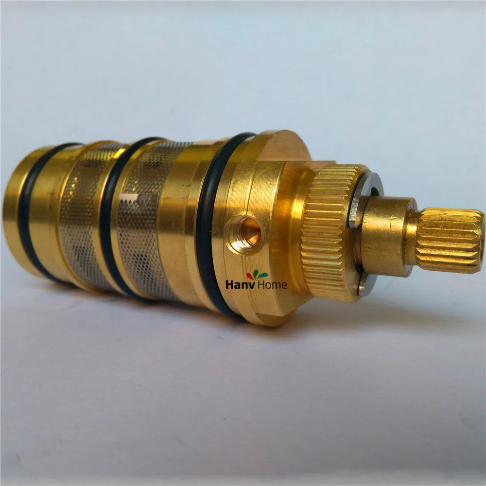 AODEYI Valvola Termostatica Spool Cartuccia Rubinetto di Rame Vasca Da Bagno Rubinetto Miscelatore Doccia Valvola Miscelatrice Regolare La