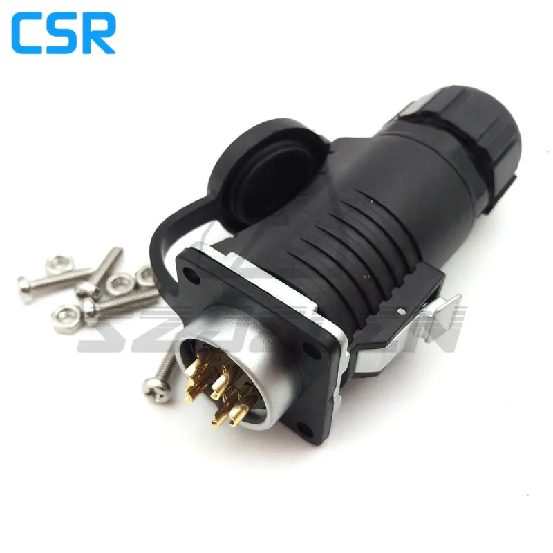 XHP20 Series, Waterproof Connector 5pin , Panel Mount Connector,Industrial Connector Plug And Socket