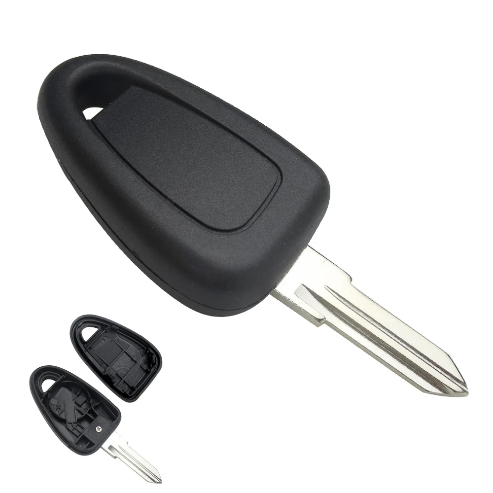 OkeyTech 1 ปุ่ม Uncut Blank GT15R เปลี่ยนใบมีดอัตโนมัติฝาครอบกรณี Remote Transponder Key Shell สําหรับ Fiat Iveco Ducato