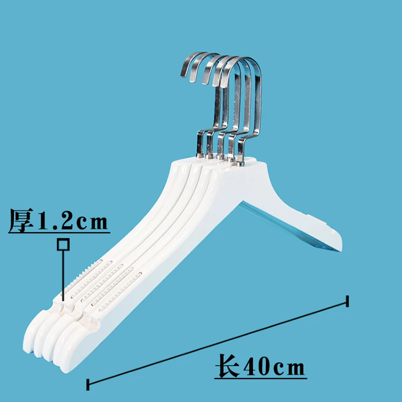 

10pcs/lot 40cm wood hanger white adult hangers