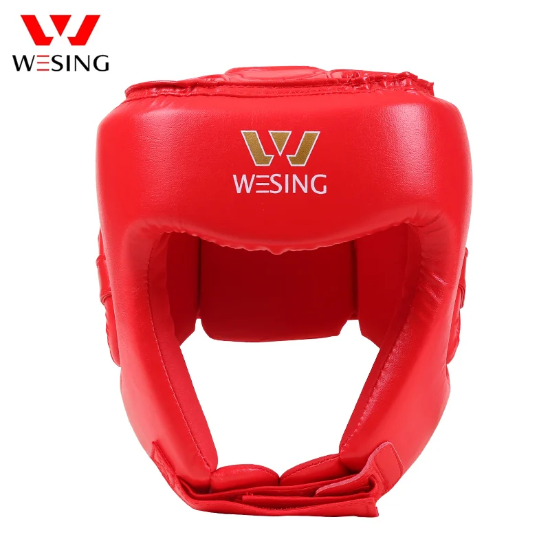 Wesing New Boxing Training Equipments Sanda Boxing Headgear and Gloves Head Guard sets