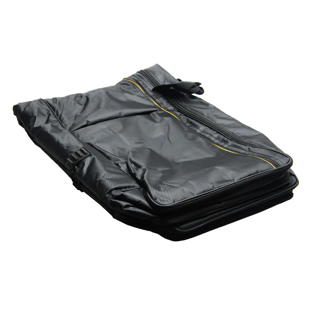 Moderna bolsa para teclado eletrônico preta com 88 teclas