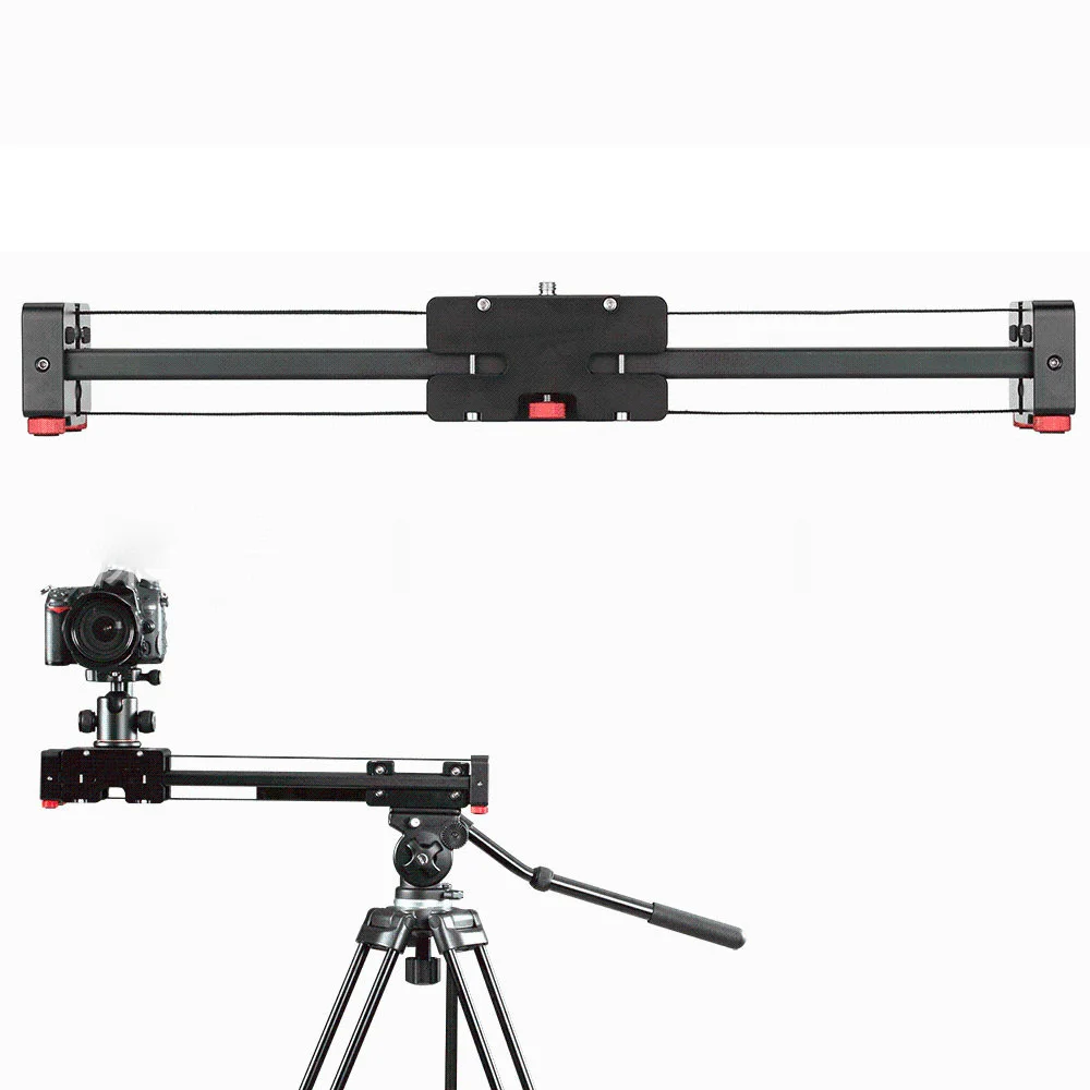 100cm Slider Move Track Rail Stabilizer 86cm Sliding DistanceVideo Slider Follow Focus Rail Carbon Slide DSLR Camera Shooting