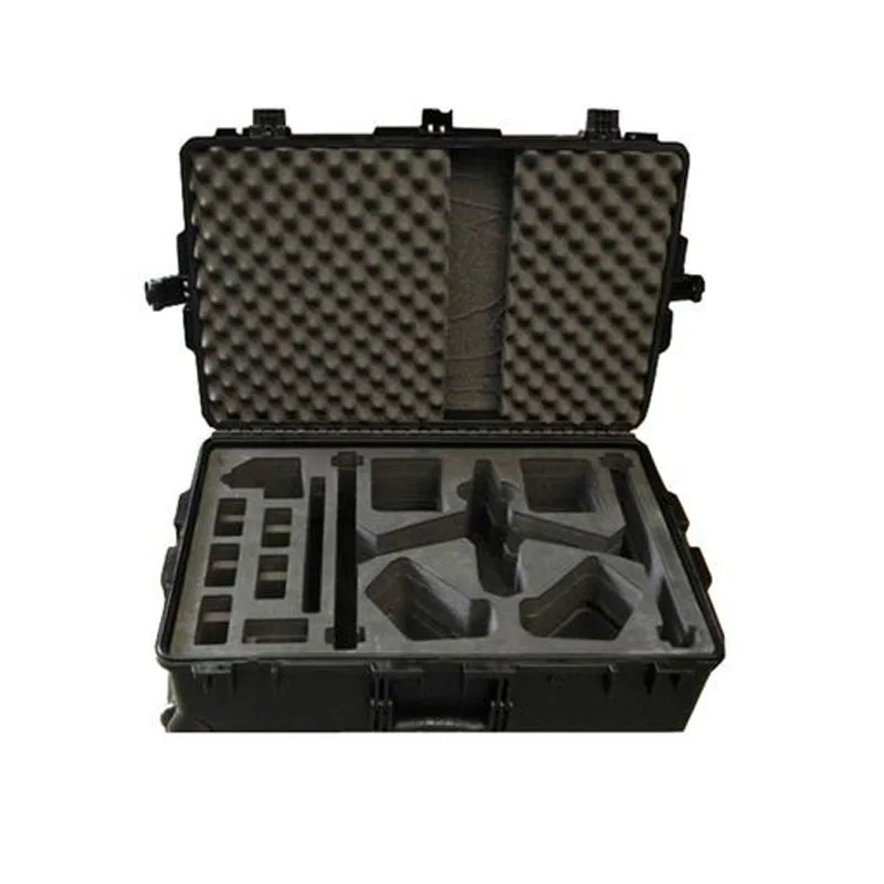 Tricases factory  hard  plastic large suitcase trolley tool case with cube foam M2950 waterproof