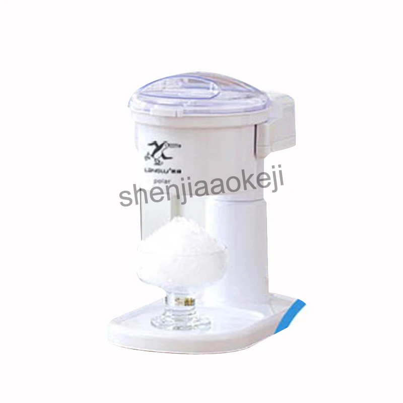 เครื่องบดน้ำแข็งไฟฟ้าอัตโนมัติ Mini ice breaker ไฟฟ้าทรายทรายเครื่องเครื่องโกนหนวดไฟฟ้า 1.2L 220 V 20-28 W 1 pc