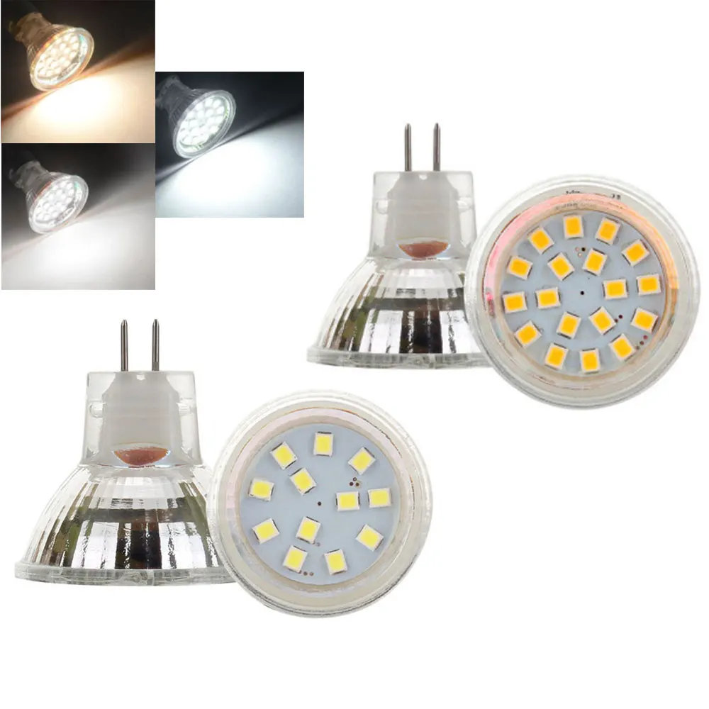 LED Spotlight MR11 2W 3W 35mm Lampada LED Bulb Lamp GU4 Bombillas DC 12V 24V 2835 SMD Led Spot Light Home Lighting White Lamps