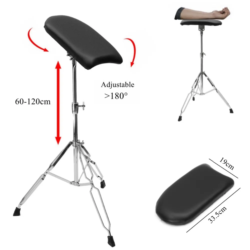 1 piece Arm Leg Hand Rest Stand Portable Adjustable Tripod For Tattoo Art Armrest Legrest Handrest