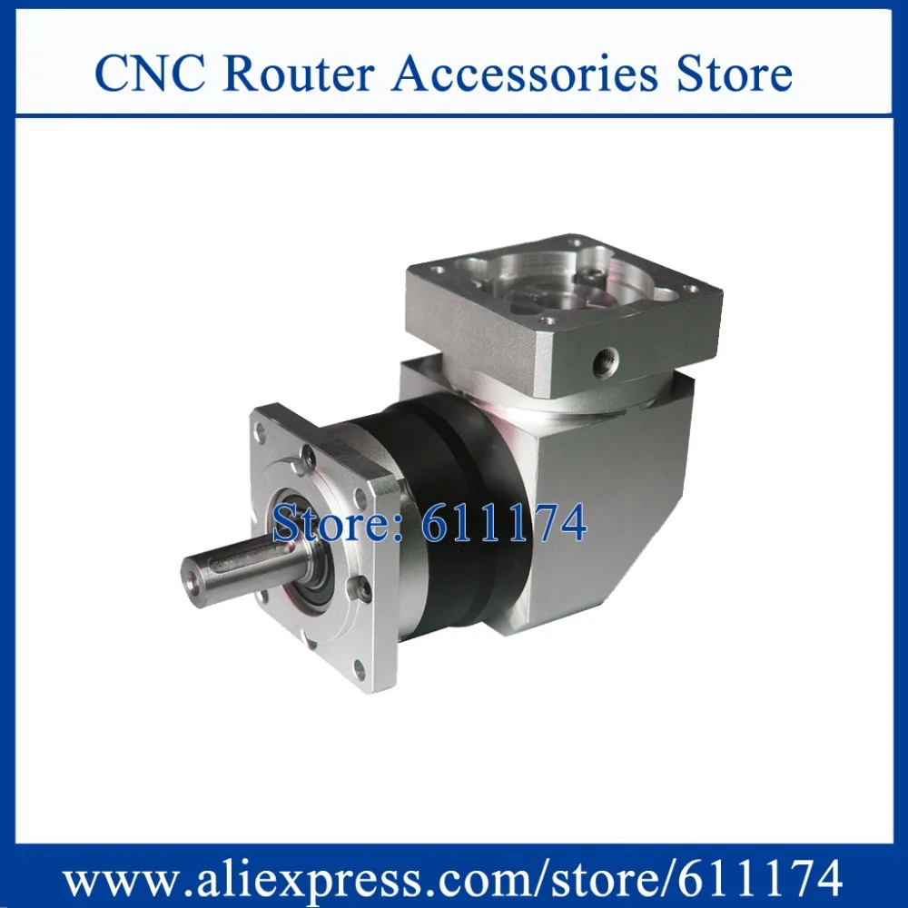 Right Angle Reducer 90mm Planetary Gearbox 4:1 5:1 7:1 10:1 reduction speed reducer for 86 stepper motor/90 servo motor