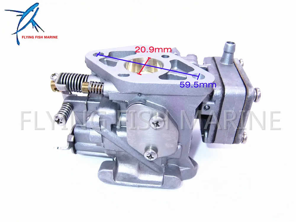 6G1-14301-01  Boat Motor Carburetor for Yamaha 2-stroke 6hp 8hp  6CMH 6DMH 8CMH outboard motors 6G1-14301