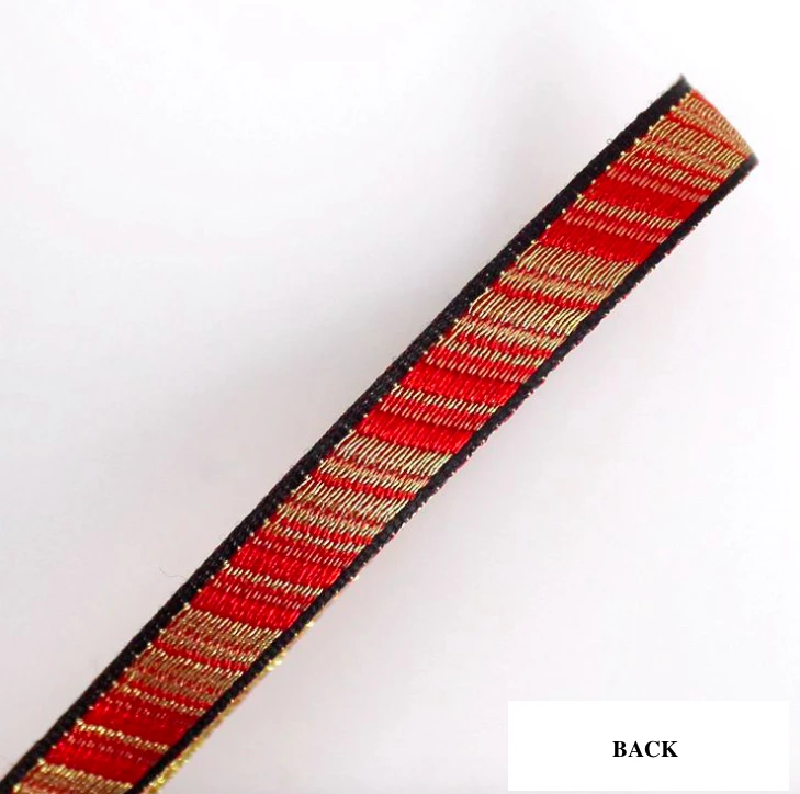 10yards embroidery ethnic jacquard webbing tape lace ribbon trim 1cm tribal boho DIY garment shoes