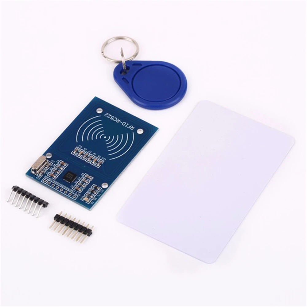 10pcs/lot RC522 RFID NFC Reader RF IC Card Inductive Sensor Module For Arduino Module + S50  Card + keyfobs