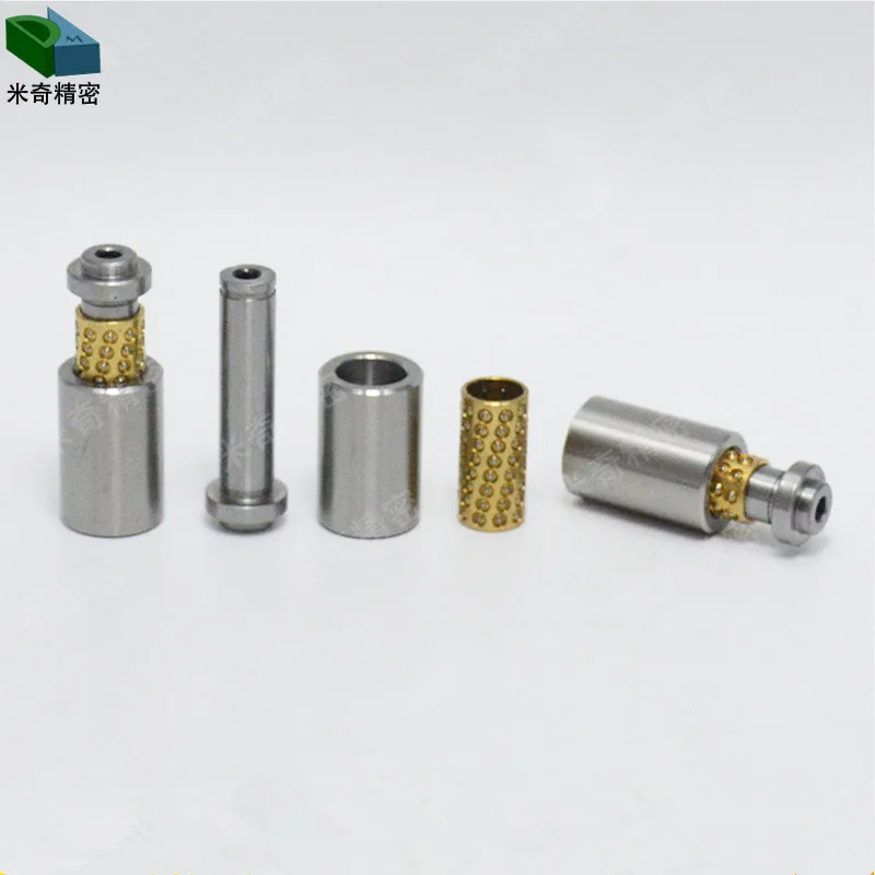 Miniature Ball Bearing Guide Sets Standard Type Tap guide Straight One End Tapped Pipe Type diameter 6mm 8mm 10mm 12mm