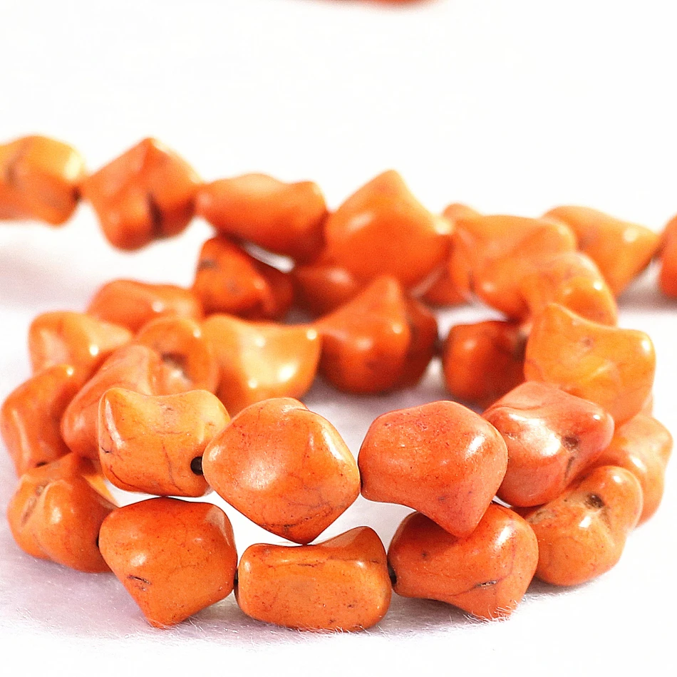 

Popular multicolor calaite turquoises stone 9*11mm Irregular beads making fashion gift Jewelry B288-1