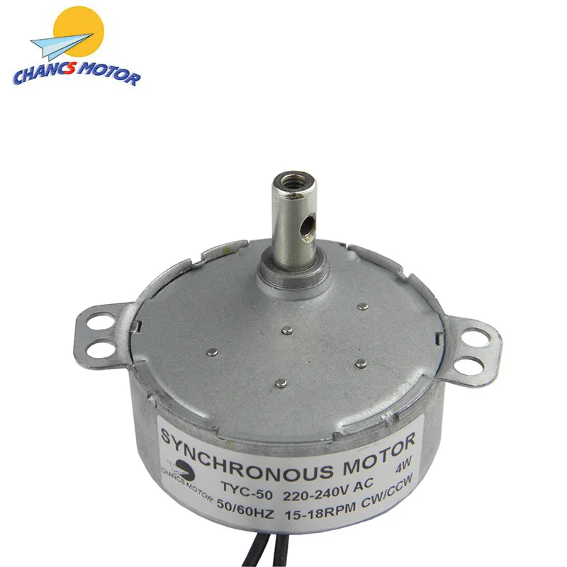 

CHANCS TYC-50 AC Synchronous Motor 220V 15/18RPM CW/CCW of an Electric Motor Supplier
