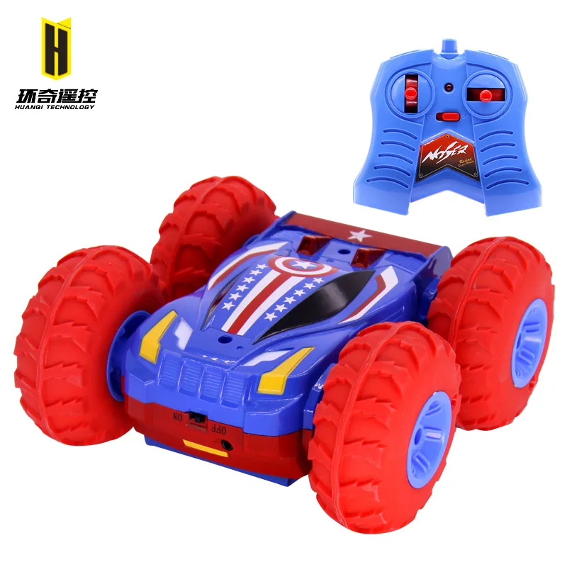 

Free Shipping Roll Over Toy Cars Remote control Car inflatable double SUV 4WD electric Toy Stable RC Car jumping tumbling stunt