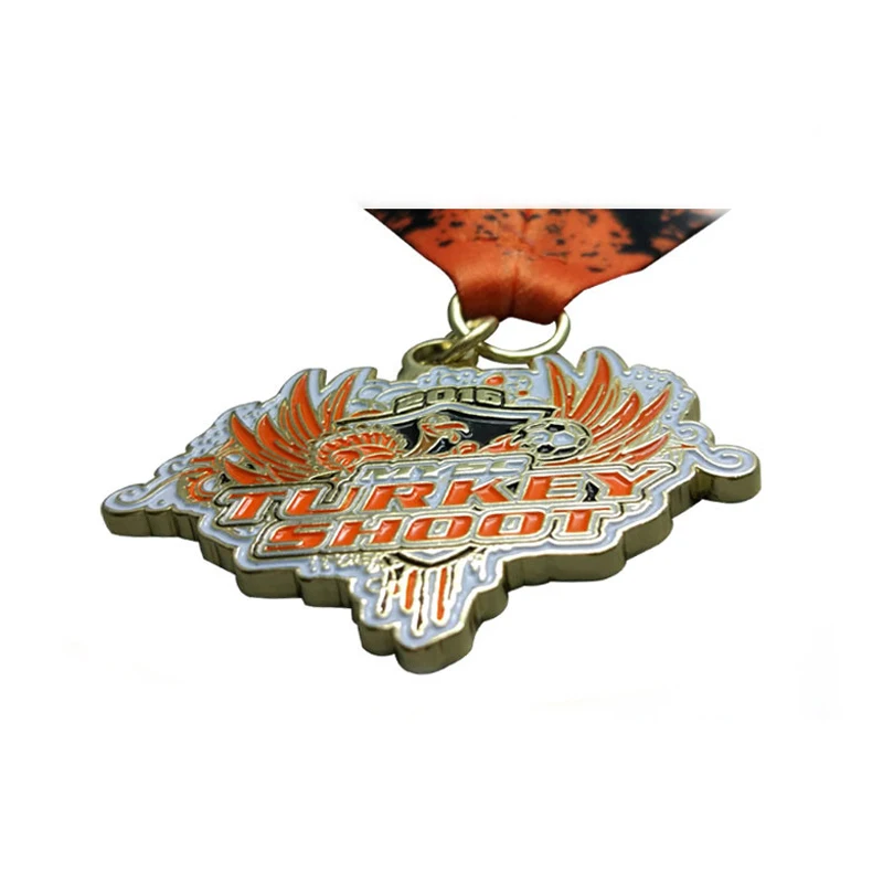 3D engraving metal medals with custom designs and creative logos