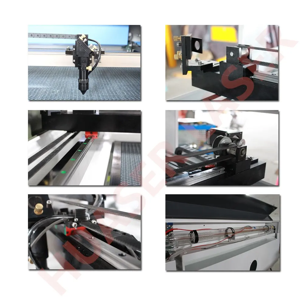 1390 laser co2 100w high power laser engraving machine, laser cutter machine, laser marking machine, working size 1300 * 900mm