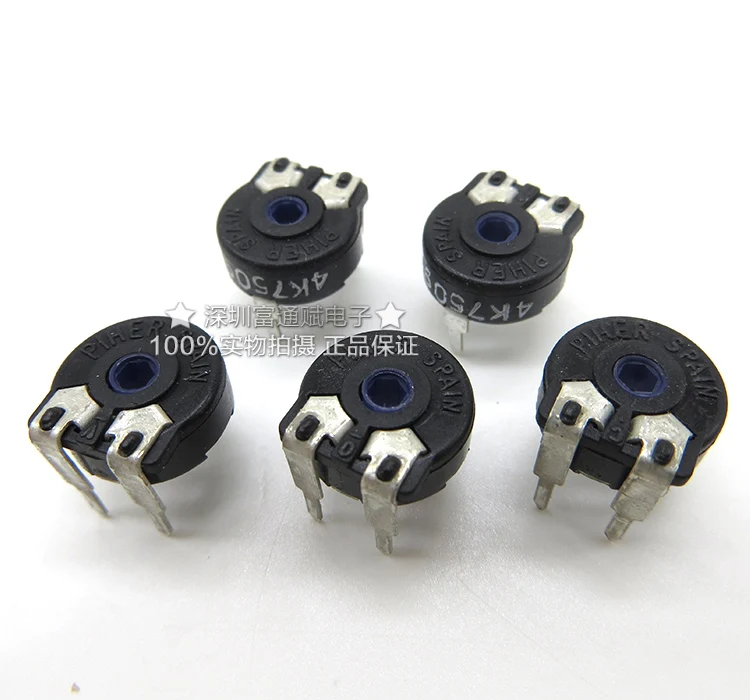 Adjustable resistance PT10GV10-472A PT10-4.7K horizontal hexagonal hole potentiometer switch