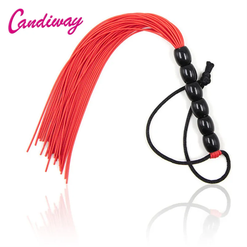 Trick Tails Rubber Whip Fetish Spanking Paddle Fantasy Flogger Sex Toys For Couples SM Queen Policy Knout Night Adult Products