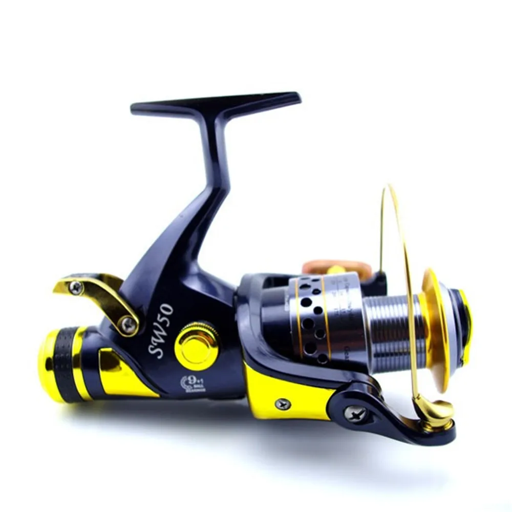 Fishing Reel Spinning fishing reel Metal spool 8+1 Ball Bearing +One-way bearing 5.2:1 Pre-Loading Spinning Wheel Lure Fishing