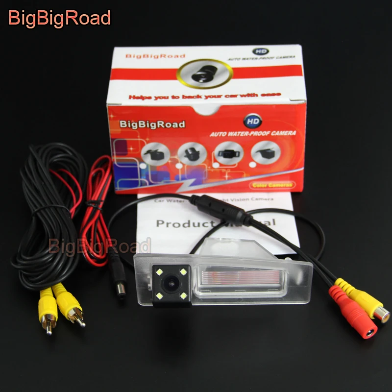 

BigBigRoad Car Rear View Reverse Backup Parking CCD Camera For Mazda 3 Mazda3 Axela Sedan BM 2014 2015 2016 2017 Night Vision