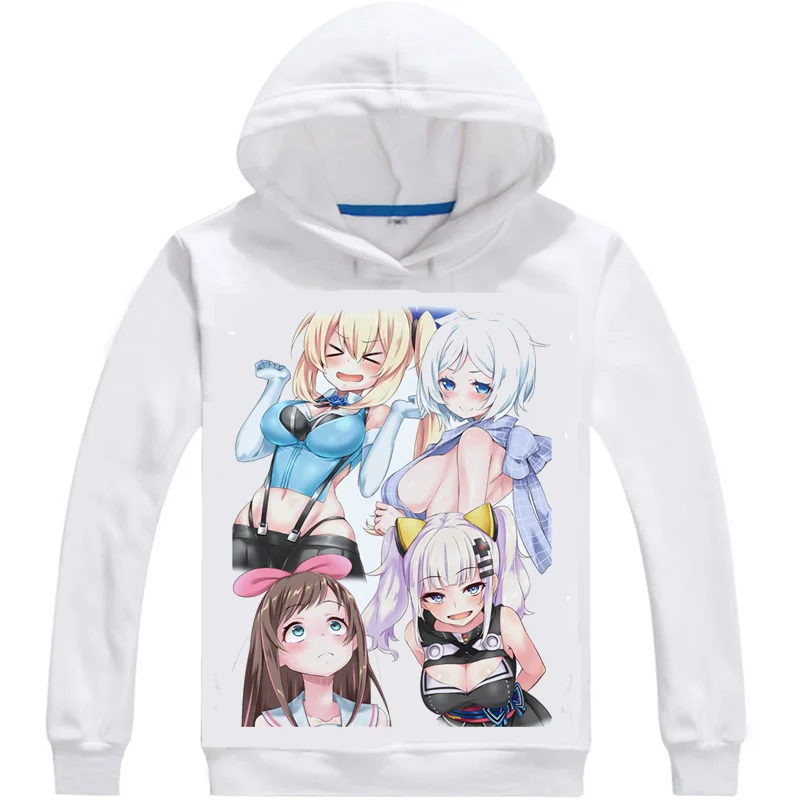 Youtuber Kizuna Ai Hoodies Multi-Stijl Hooded Hoodie Japanse Virtuele Youtuber Kizuna Ai Kaguya Luna Cosplay Sweatshirts