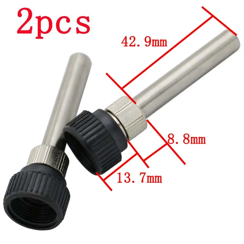 2PCS Soldering Station Iron Handle Accessories for 852D 936 937D 898D 907/ESD Iron head cannula Iron tip bushing free shipping