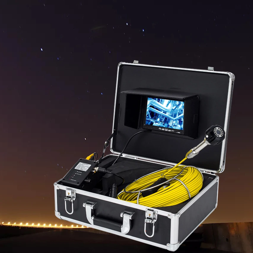 

Selling Well All Over The World 7" TFT Monitor 20M Sewer Drain Pipe Inspection Camera Video System Used for Pipeline Inspection