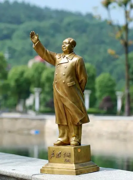 Pure copper Mao Zedong like sculpture crafts ornaments