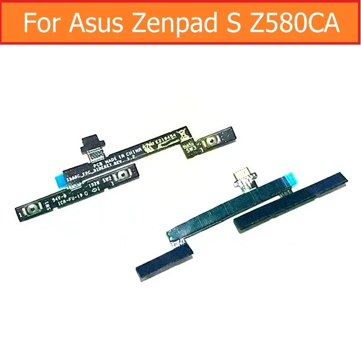 

Genuine switch control Power Button Flex cable For Asus Zenpad S Z580 Z580CA 8" volume button flex cable side key connector part